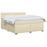  Boxspring krevet s madracem Krem 140 x 200 cm Tkanina - Krem 140 x 200 cm Dizajn linija | shoptok.hr