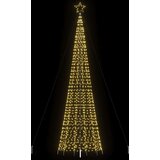 vidaXL LED božićno drvce sa šiljcima 1534 LED toplo bijelo 500 cm | shoptok.hr