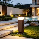 Brilagi Spoljašnja lampa sa 2 SCHUKO utičnice PILLAR 1xG9/11W/230V IP44 braon | Eponuda.com