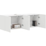 TV zidni ormar 2 pcs Bijelo 59,5 x 31 x 40 cm Konstruirano drvo | Eponuda.ba