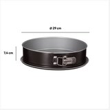 Five KALUP ZA TORTU SIGNATURE 29X29X7,4CM METAL CRNA Slike