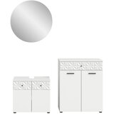 MID.YOU Kopalnica Prisma, Bela, 3-Delni Set | Shoptok.si