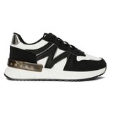 Shelvt Women's black comfortable sneakers | shoptok.hr