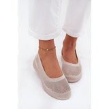 Boto Ladies Mesh Ballerinas In Sporty Style Beige Virella | Eponuda.ba