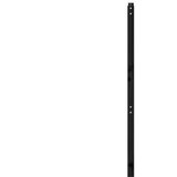  Uzglavlje za krevet crno 81 x 4 x 100 cm od masivne borovine | shoptok.hr