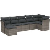  7-dijelni set vrtnih sofa sivi od poliratana | shoptok.hr