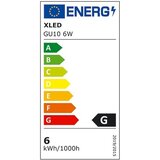 Xled led sijalica, GU10 - 6W, 220V, hladno bela, 6500K, 100 ° ( GU10 6W hb ) GU10 6W hb | Eponuda.com