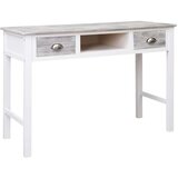  Pisalna miza siva 110x45x76 cm les | Shoptok.si