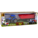  Tractor with Trailer Agricultural Vehicle Farm Blue | shoptok.hr