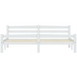  Posteljni okvir bel iz trdne borovine 180x200 cm | Shoptok.si