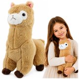  Plišana igračka Alpaka Lama Plišana igračka Mekano krzno Krem 38 cm | shoptok.hr