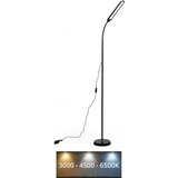  LED prigušiva stojeća lampa SIGNUS LED/10W/230V 3000/4500/6500K crna | Eponuda.com