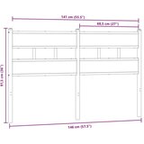 vidaXL Uzglavlje boja hrasta sonome 140 cm željezo i konstruirano drvo | shoptok.hr