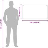  Kuhinjski zid 2 pcs Svijetlo siva 100 x 50 cm | shoptok.hr
