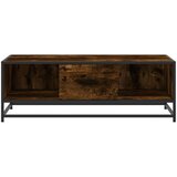  Stolić za kavu boja hrasta 100x57x35 cm od drva i metala | Eponuda.ba