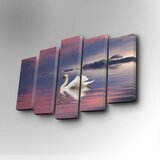 Wallity 5PUC-040 multicolor decorative canvas painting (5 pieces) | ePonuda.com