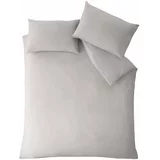 Catherine Lansfield Siva posteljina za bračni krevet 200x200 cm So Soft –