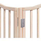  Vrata za pse s vratašcima 8 panela sklopiva 640 cm drvo topole | shoptok.hr