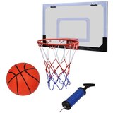 vidaXL Notranji Mini Košarkaški Obroč Set z Žogo in Tlačilko Cene
