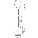 Nordlux visilica notti 1xE27/25W/230V siva | Eponuda.com