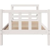  Okvir kreveta bez madraca bijeli 75 x 190 cm masivna borovina | shoptok.hr