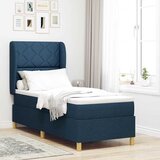  Krevet s opruga kutije s uzglavljem Plava 200 x 80 cm tkanina | shoptok.hr