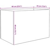  Akvarij s pohranom *Transparent*an 60 x 35 x 40 cm Stakl | shoptok.hr
