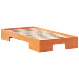 Posteljni okvir Rjava 75 x 190 cm Trdna borovina, (5000126415) | Shoptok.si