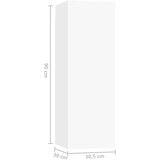  Komplet TV omaric 4-delni bela iverna plošča, (20914726) | Shoptok.si