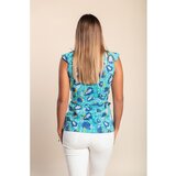 Fenzy Top S Potiskom, Svetlo Moder | Shoptok.si