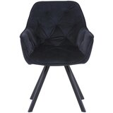 Hom`in naslanjač, kovina, tekstil črna | Shoptok.si