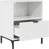 vidaXL Posteljne mize 2 pcs Bela z visokim sijajem 49 x 36 x 61 cm | Shoptok.si