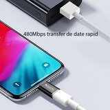 Yesido USB-C na Lightning adapter Yesido GS03 crni | Shoptok.si