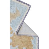 Lorena Canals Modro-bež ročno tkana pralna bombažna otroška igralna preproga 70x100 cm Mini Worldmap – | Shoptok.si
