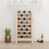  Stalak za vino 61,5x30x107,5 cm od masivne borovine | shoptok.hr