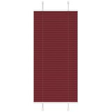 vidaXL Plisirana žaluzija bordo rdeča 55x150 cm širina blaga 54,4 cm poliester, (5000298369) | Shoptok.si