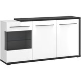 Modern Living Široka Komoda Ambiente Plus, Bela, Antracit | Shoptok.si