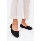 Boto Women's Flat Ballet Shoes With Glitter Black Tatorelis | shoptok.hr