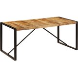  Blagovaonski Stol Masivno Grubo Obrađeno Drvo Manga 180 cm | shoptok.hr
