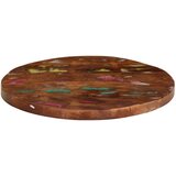 Stolna ploča Ø 40 x 3 8 cm okrugla od masivnog obnovljenog drva | shoptok.hr