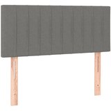 Maison Chic posteljno vzglavje - vzglavna omarica - nočna omarica temno sivo 100x5x78/88 cm blago, (21706667) Cene