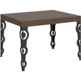 Itamoby   Karamay (80x120/204 cm) - oreh, barva nog: antracit - raztegljiva jedilna miza, (20842588) | Shoptok.si