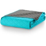 DecoKing Prekrivač Axel 170x270 cm, tirkizna/siva | shoptok.hr