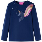 vidaXL Dječja majica dugih rukava modra 116 | shoptok.hr