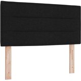  Krevet od pjene s madracem i LED-om Crna 120 x 190 cm Tkanina - Crna 120 x 190 cm Dizajn linija | shoptok.hr