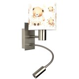 Brilagi LED fleksibilna lampa BOBO 1xE27/25W/230V + LED/3W m. hrom/bela/medvedići Cene