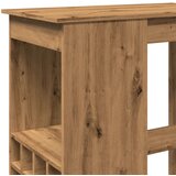  Barski stol s držačima boja hrasta 90x47,5x103,5 cm drveni | Eponuda.ba