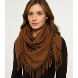 Pri One-color shawl shlik scarf with fringe GRACE | shoptok.hr