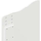  Uzglavlje s uzglavljem Sjajno bijelo 75 cm Konstruirano drvo | shoptok.hr