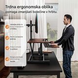 Vonhaus Nastavač za stojeći radni stol &ndash; tamno drvo | shoptok.hr